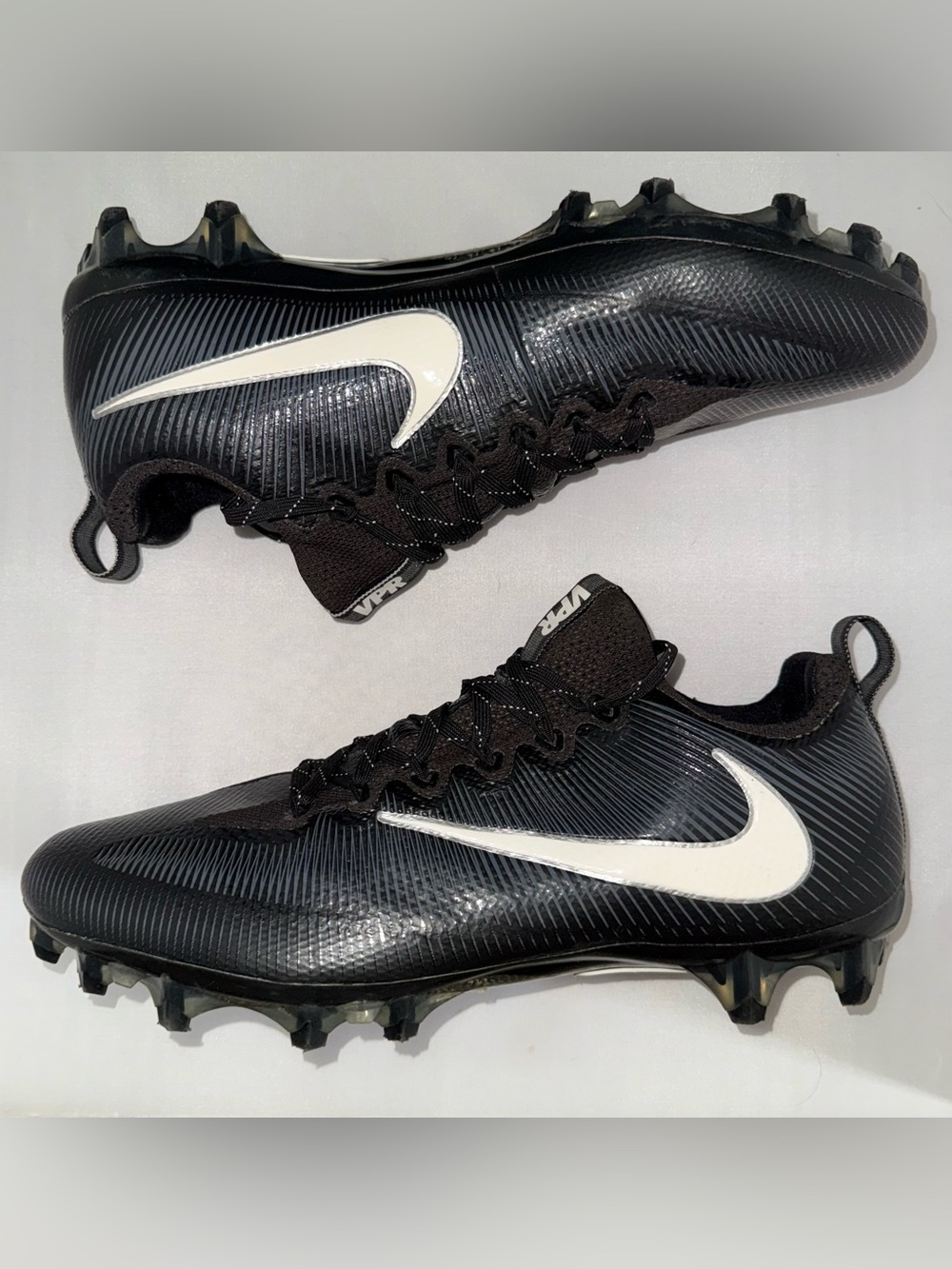 Nike Vapor Untouchable Pro TB Football Cleats Men's Size 11 Black